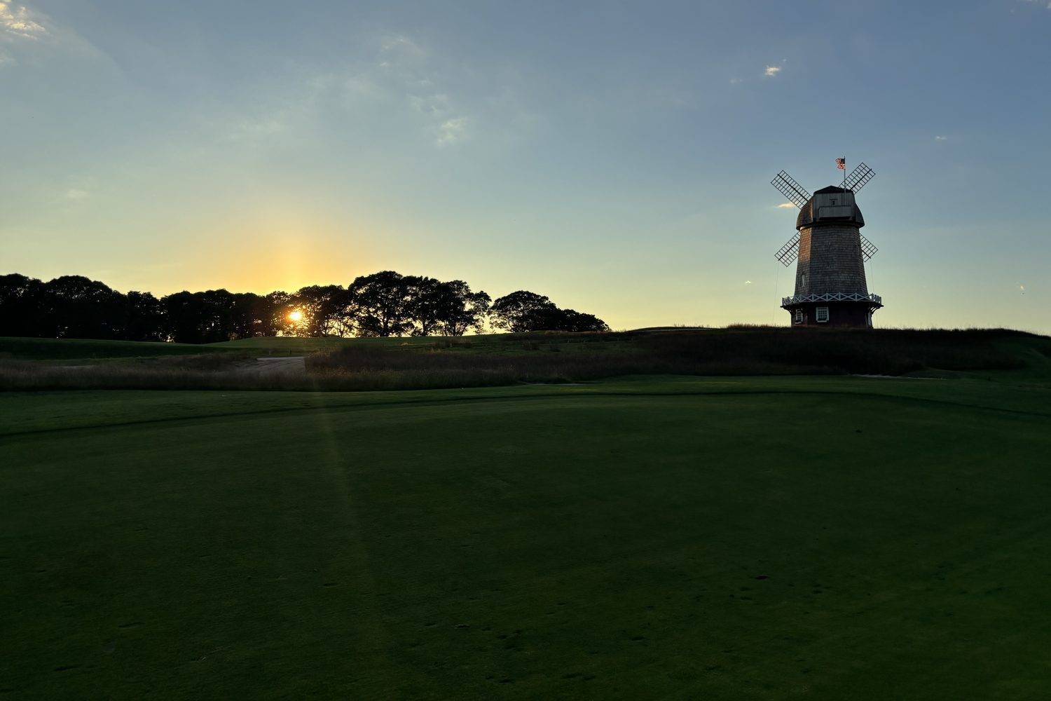 Mill at Dusk — National Golf Links of America